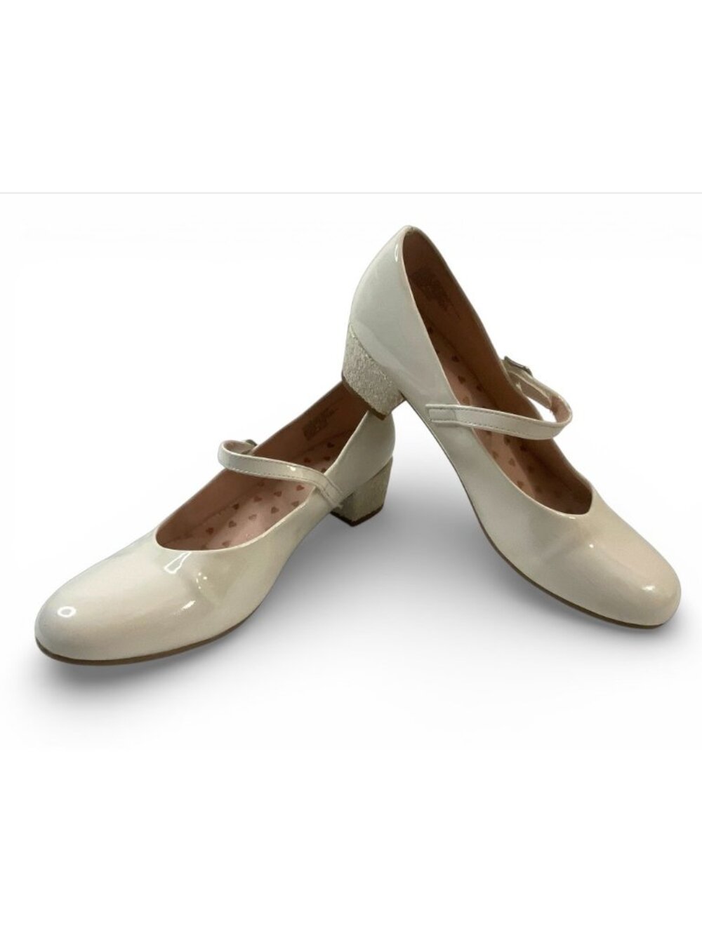 SO Claudie Girls' Mary Jane Heels, Size: 6, White - Picture 3 of 12